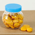 Банка для хранения «Рельефная», с крышкой, пластиковая ёмкость, основа для творчества и декора, размер — 5×5×5 см, цвета МИКС - Фото 4