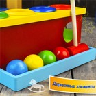 УЦЕНКА Стучалка на прямоугольном основании с 4 шариками, спуском и молоточком - Фото 2