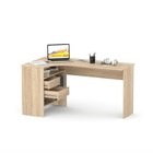 Стол компьютерный «СПм - 25», угол левый, 2 ящика, 1450×810×740 мм, цвет дуб сонома - Фото 2