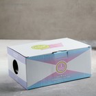 Чайная пара "Листочек" чашка 320 мл, 12x9x8 см, блюдце 25,5x16x2см, ложка, цвет розовый 44866 - Фото 4