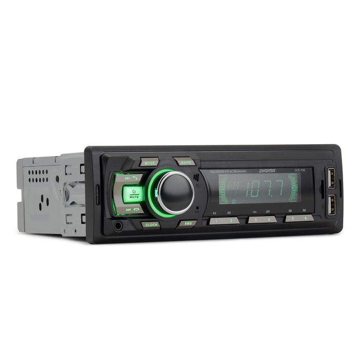 Автомагнитола Digma DCR-700 1DIN, 4 x 50 Вт, USB, AUX - фото 51520448