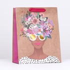 Пакет крафт "Яркий образ" 26 х 32 х 12 см - Фото 1