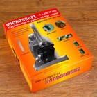 Микроскоп, кратность увеличения 450х, 200х, 100х, с подсветкой, 2АА - Фото 8