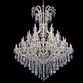 Люстра Crystal Lux, Diva 1590/360, E14, 60х40 Вт, 215х180х180 см, цвет золотой 10300358