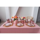 УЦЕНКА Набор бокалов стеклянных для шампанского Magistro «Круиз», 6 шт, 160 мл, цвет розовый - Фото 4