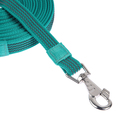 Корда из прорезиненной стропы с усиленным карабином, 8 м, зеленый - фото 23616797