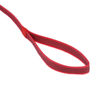 Корда из прорезиненной стропы с усиленным карабином, 8 м, красный - Фото 3
