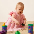 Комплект для девочки (туника,шорты) MINAKU, цвет розовый, размер 62-68 - фото 26354732