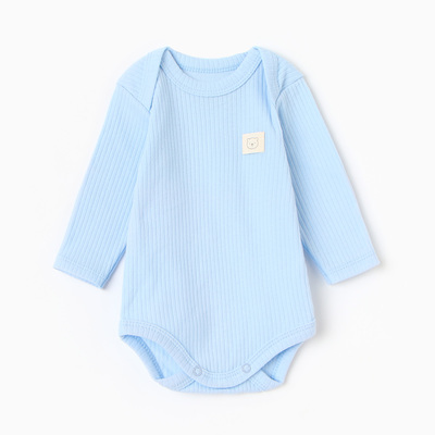 Боди с длинным рукавом «Крошка Я», рост 62-68 см, голубое