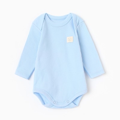 Боди с длинным рукавом «Крошка Я», рост 68-74 см, голубое