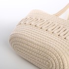 Сумка женская 25*12*20, открытый верх, белый - фото 806989464