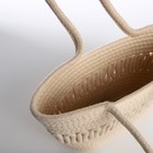 Сумка женская плетёная без застёжки, цвет молочный - Фото 6