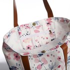 Сумка-шопер без застёжки, из текстиля, цвет белый - фото 23597710