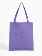 Сумка - шоппер, без застёжки, однотонная, 33×0.5×38 см, сиреневая - Фото 2