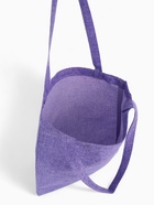 Сумка - шоппер, без застёжки, однотонная, 33×0.5×38 см, сиреневая - Фото 5