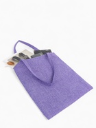 Сумка - шоппер, без застёжки, однотонная, 33×0.5×38 см, сиреневая - Фото 6