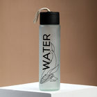 Бутылка для воды WATER, стекло, 350 мл, МИКС - Фото 2