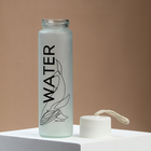Бутылка для воды WATER, стекло, 350 мл, МИКС - Фото 16