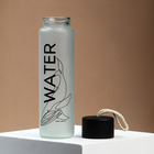 Бутылка для воды WATER, стекло, 350 мл, МИКС - Фото 4