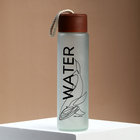 Бутылка для воды WATER, стекло, 350 мл, МИКС - Фото 8