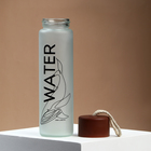 Бутылка для воды WATER, стекло, 350 мл, МИКС - Фото 10