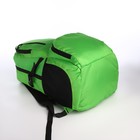 Рюкзак складной на молнии из текстиля, 5 карманов, цвет зелёный - Фото 3