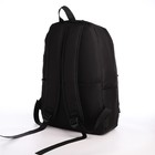 Рюкзак молодёжный из текстиля на молнии, USB, 5 карманов, цвет чёрный - Фото 2