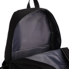 Рюкзак школьный из текстиля на молнии, USB, 5 карманов, цвет чёрный - Фото 7
