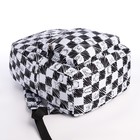 Рюкзак школьный из текстиля на молнии, 4 кармана, цвет чёрный/белый - Фото 7