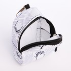 Рюкзак школьный из текстиля на молнии, 4 кармана, цвет серый - фото 11133291