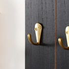 Настенные крючки декоративные «Кофейный аромат», ключница, дерево, 30.3×20×3 см - Фото 3