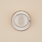 Чайная пара фарфоровая SL Home «Гарда», 2 предмета: чашка 200 мл, блюдце d=15 см, белая - Фото 4