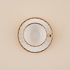 Чайная пара фарфоровая SL Home «Гарда», 2 предмета: чашка 200 мл, блюдце d=15 см, белая - Фото 4