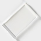 Блюдо для подачи BellaTenero, 25.5×14.5×2.3 см, с бамбуковой вставкой, фарфор, белое - Фото 6