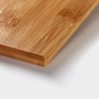 Блюдо для подачи BellaTenero, 29.5×9×2.3 см, с бамбуковой вставкой, фарфор, белое - Фото 6