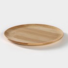 Супница BellaTenero, 400 мл, 20.5×11.5×6.5 см, с ручкой, на бамбуковой подставке, фарфор, белая - Фото 10