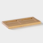 Набор для специй на бамбуковой подставке BellaTenero, 3 предмета: солонка 60 мл, перечница 60 мл, подставка, фарфор, белый - Фото 7