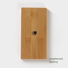 Набор для специй на бамбуковой подставке BellaTenero, 3 предмета: солонка 60 мл, перечница 60 мл, подставка, фарфор, белый - Фото 8