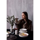 Набор посуды Magistro La palla, 7 предметов: тарелка d=23 см, 2 тарелки d=23.2 см, 2 тарелки 1000 мл, 2 салатника 1000 мл, фарфор, белый - Фото 10