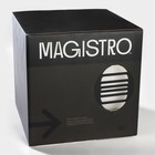 Набор посуды Magistro La palla, 7 предметов: тарелка d=23 см, 2 тарелки d=23.2 см, 2 тарелки 1000 мл, 2 салатника 1000 мл, фарфор, белый - Фото 6