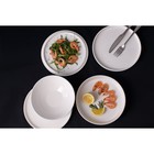 Набор фарфоровой посуды на 2 персоны Magistro La palla, 7 предметов: тарелка d=23 см, 2 тарелки d=23,2 см, 2 тарелки 1000 мл, 2 салатника 1000 мл, цвет белый - фото 4416528