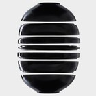 Набор посуды Magistro La palla, 7 предметов: тарелка d=23 см, 2 тарелки d=23.2 см, 2 тарелки 1000 мл, 2 салатника 1000 мл, фарфор, чёрный - Фото 2