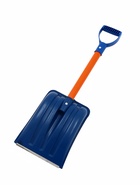 Лопата для уборки снега, автомобильная, пластиковый ковш 300×260 мм, оцинкованная планка, металлический черенок, с ручкой, Greengo - Фото 12
