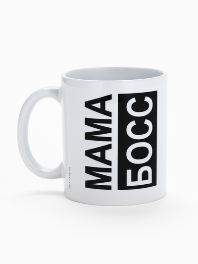 Кружка керамическая МАМА BOSS, 320 мл