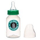 Бутылочка для кормления «Yes milk», классическое горло, 150 мл., от 0 мес., цилиндр, цвет зеленый - Фото 5