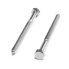 Шуруп-болт ТУНДРА, сантехнический, оцинкованный, DIN 571, М6×90 мм, 4.8 - 5 кг - Фото 3