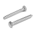 Шуруп-болт ТУНДРА, сантехнический, оцинкованный, DIN 571, М8х60 мм, 4,8 - 5 кг - Фото 1