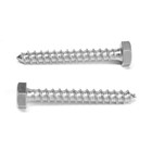 Шуруп-болт ТУНДРА, сантехнический, оцинкованный, DIN 571, М8х60 мм, 4,8 - 5 кг - Фото 2