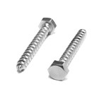 Шуруп-болт ТУНДРА, сантехнический, оцинкованный, DIN 571, М8х60 мм, 4,8 - 5 кг - Фото 3