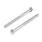 Шуруп-болт ТУНДРА, сантехнический, оцинкованный, DIN 571, М10х140 мм, 4,8 - 5 кг - Фото 1